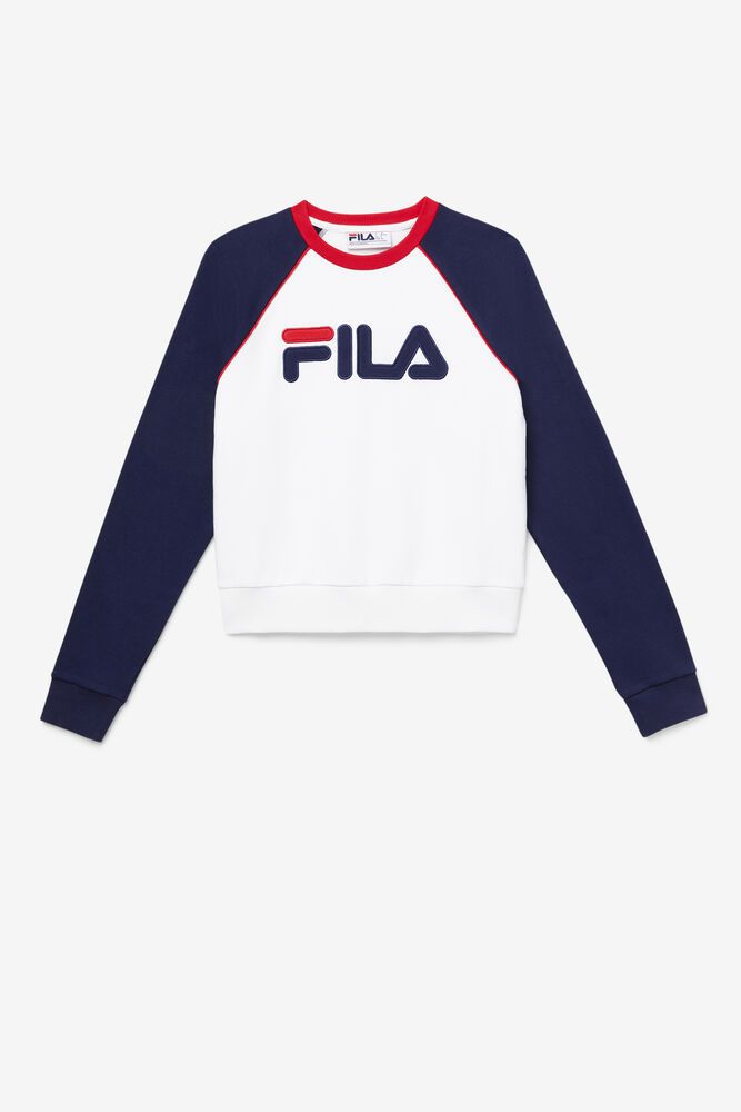 Fila Sweatshirt Dame Hvide Riccarda XPN-481376